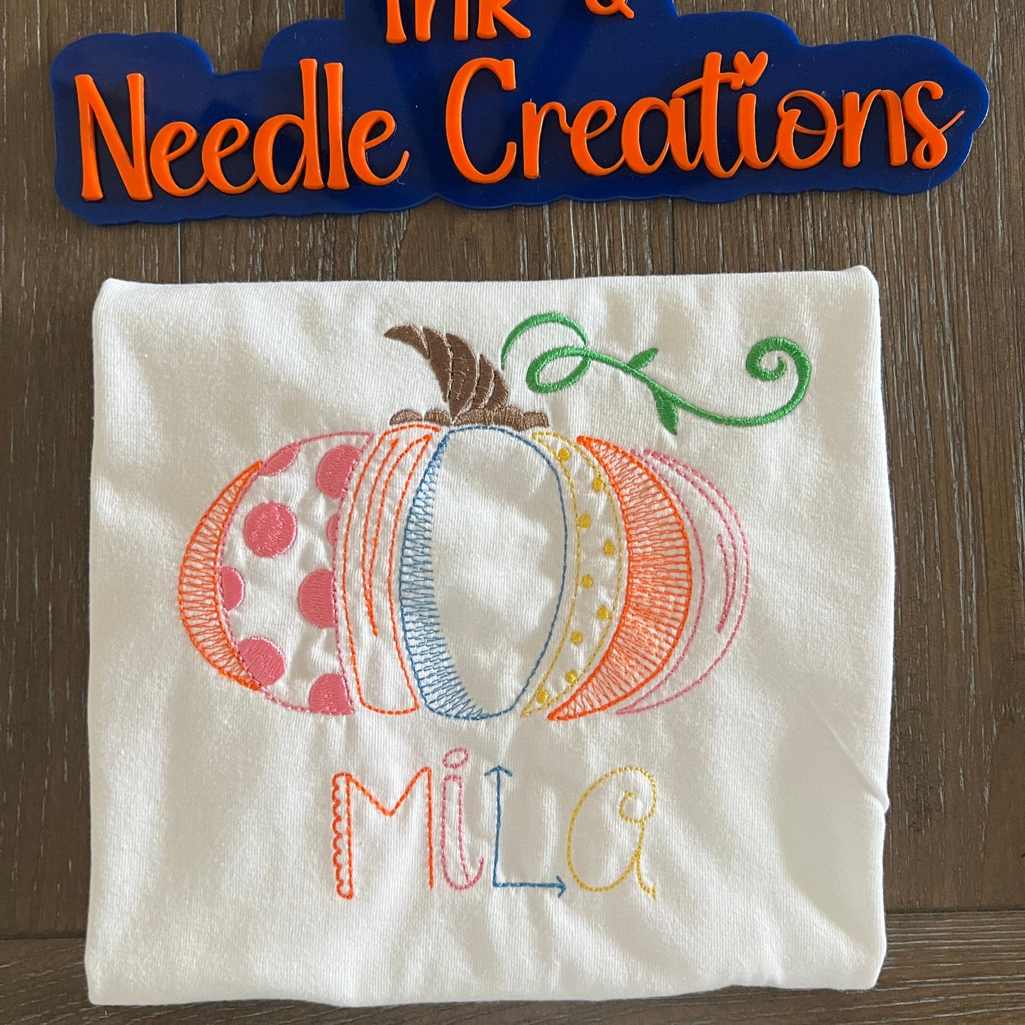 Kids Multicolor Pumpkin Sketch