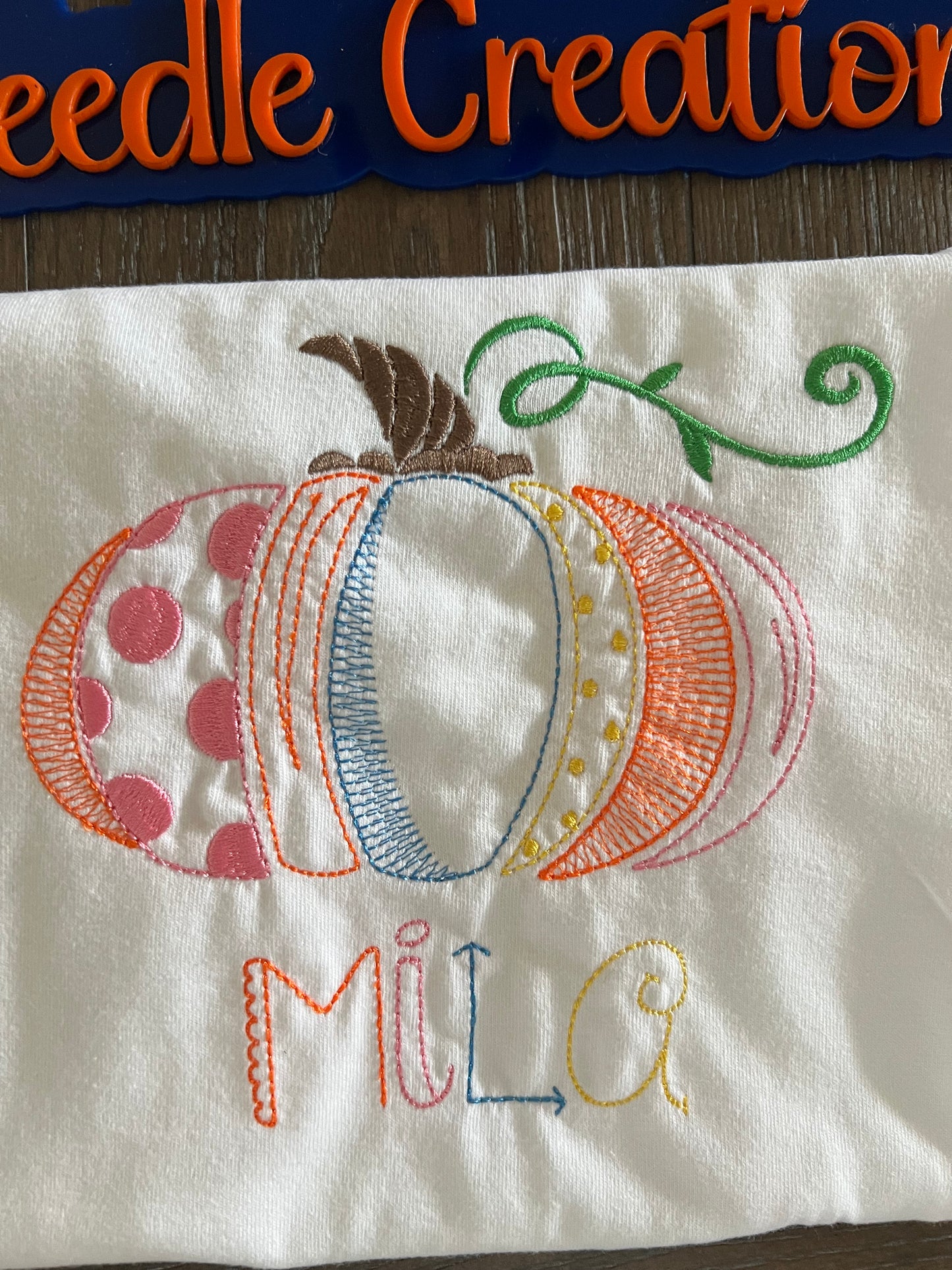 Kids Multicolor Pumpkin Sketch