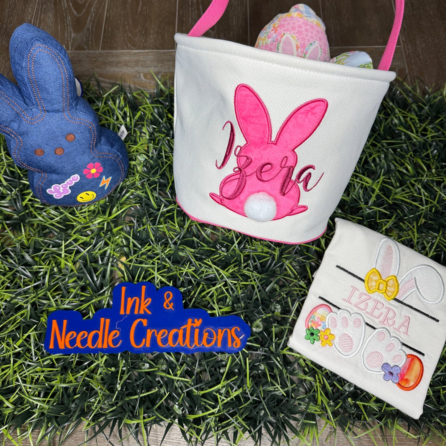 Personalized Kids Easter Bunny T-Shirt