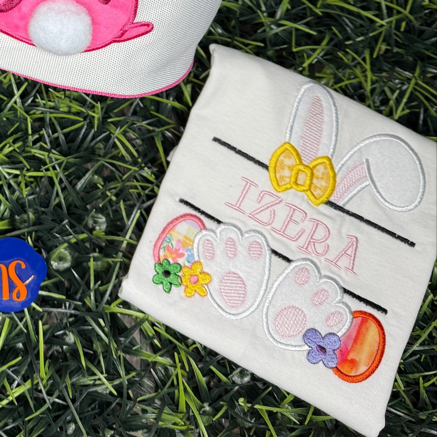 Personalized Kids Easter Bunny T-Shirt