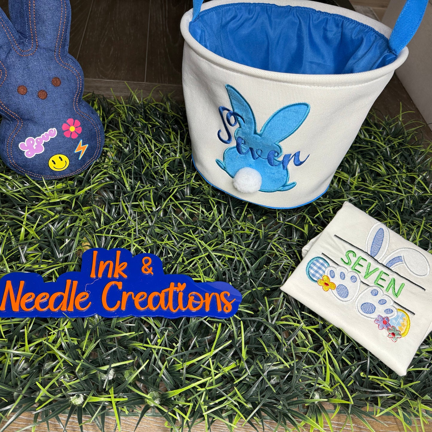 Personalized Kids Easter Bunny T-Shirt