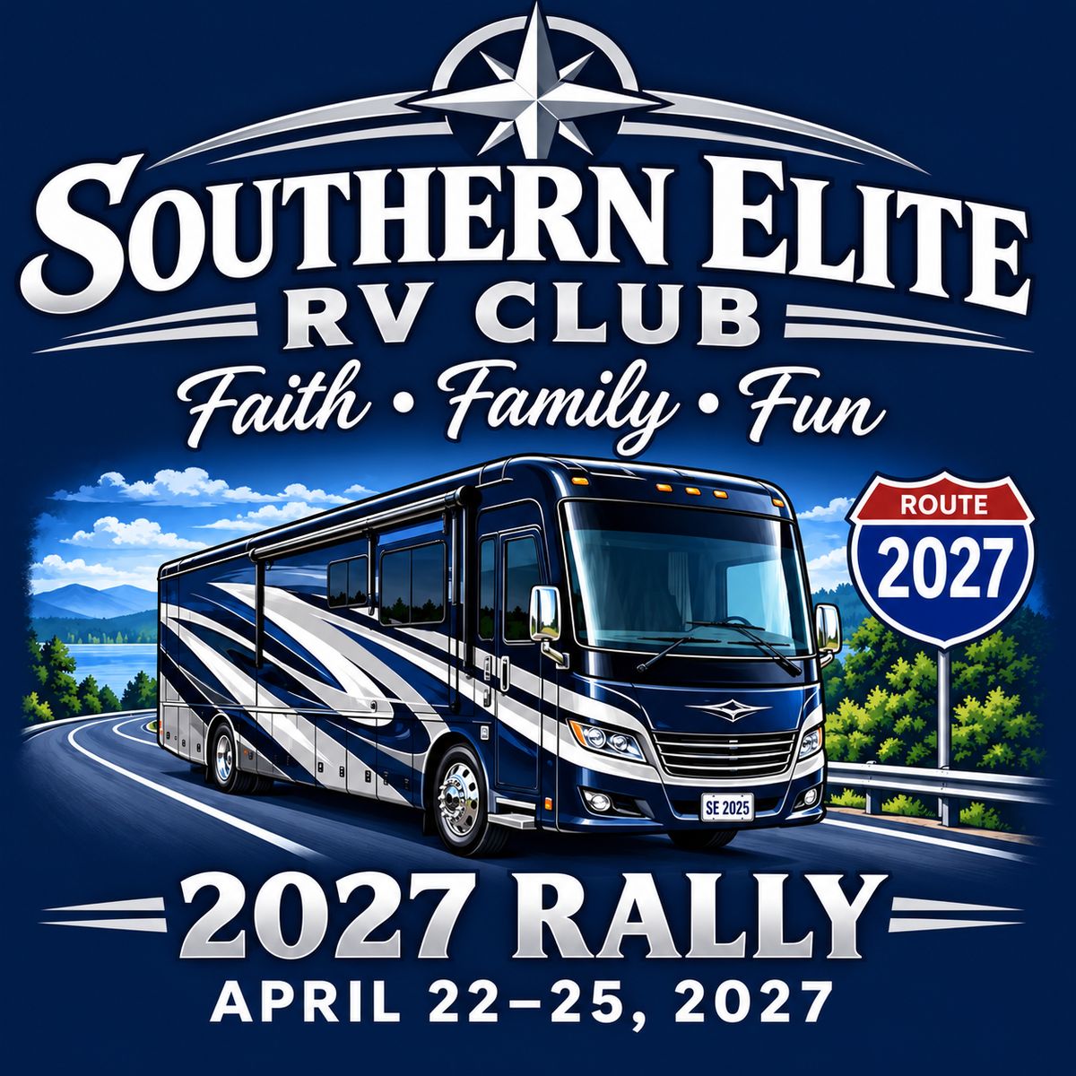 Southern Elite RV Club 2027 Rally T-Shirt