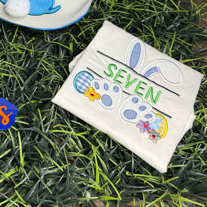 Personalized Kids Easter Bunny T-Shirt