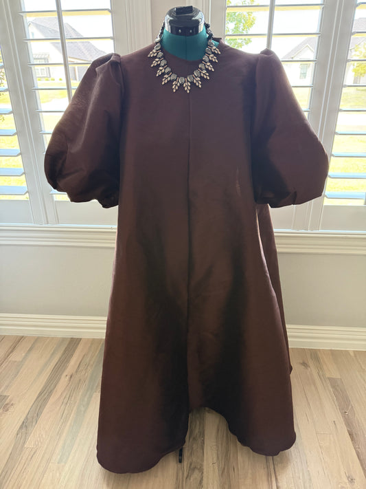 High Neck Baby Doll Dress