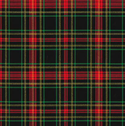 Christmas Plaid Wreath Sash